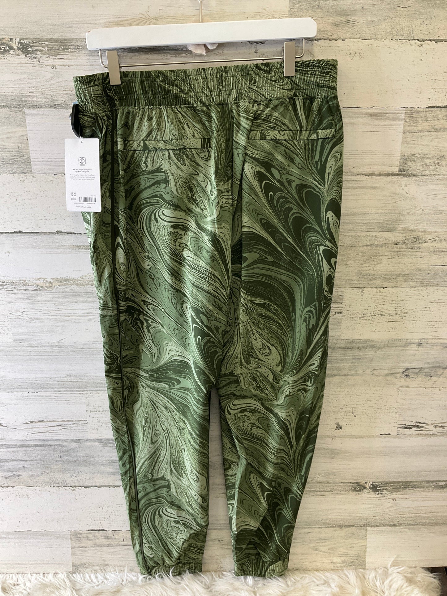 Athletic Pants By Athleta In Green, Size: 12