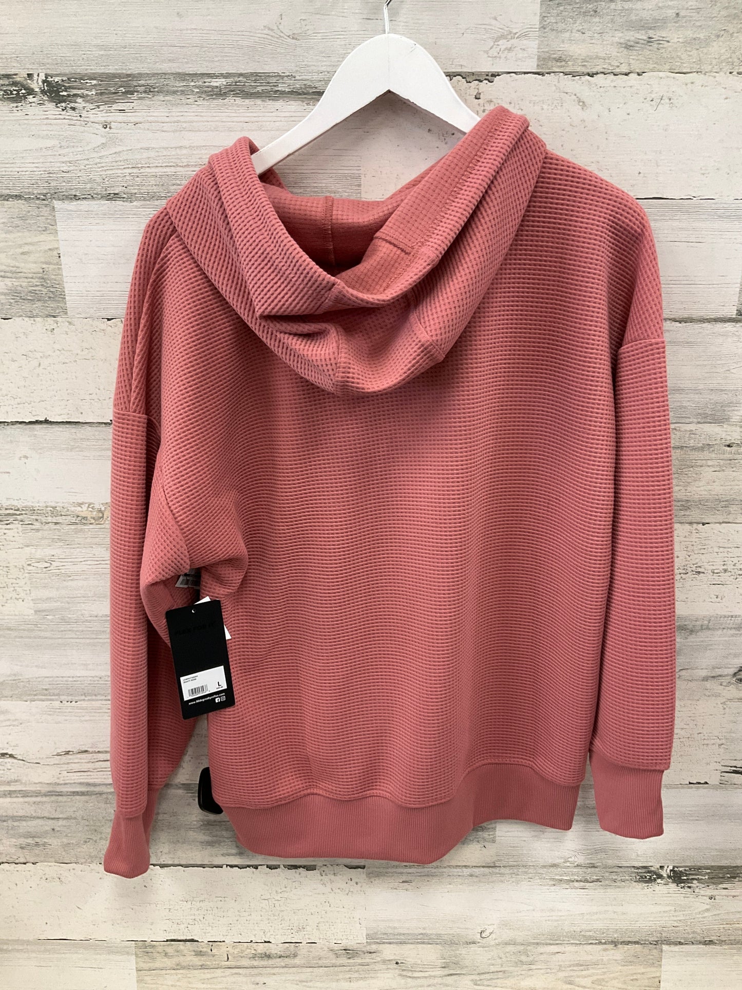 Sweatshirt Hoodie By 90 Degrees By Reflex In Coral, Size: L