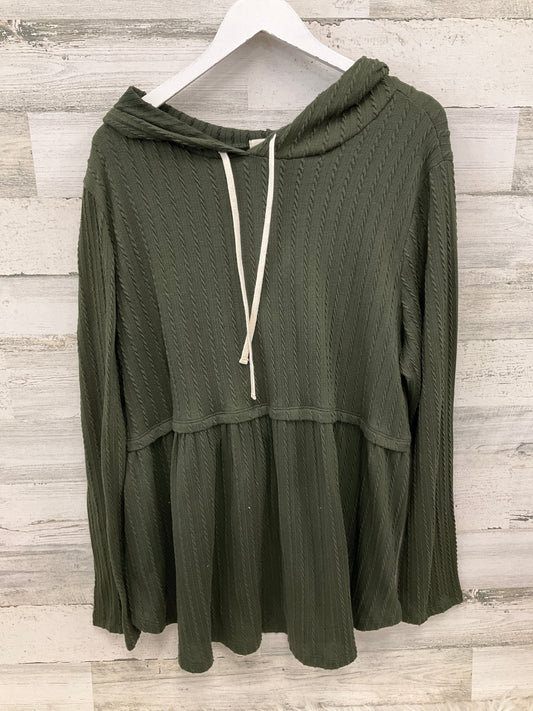 Top Long Sleeve By Clothes Mentor In Green, Size: 2x