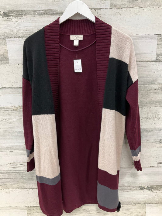 Cardigan By Loft In Maroon, Size: S