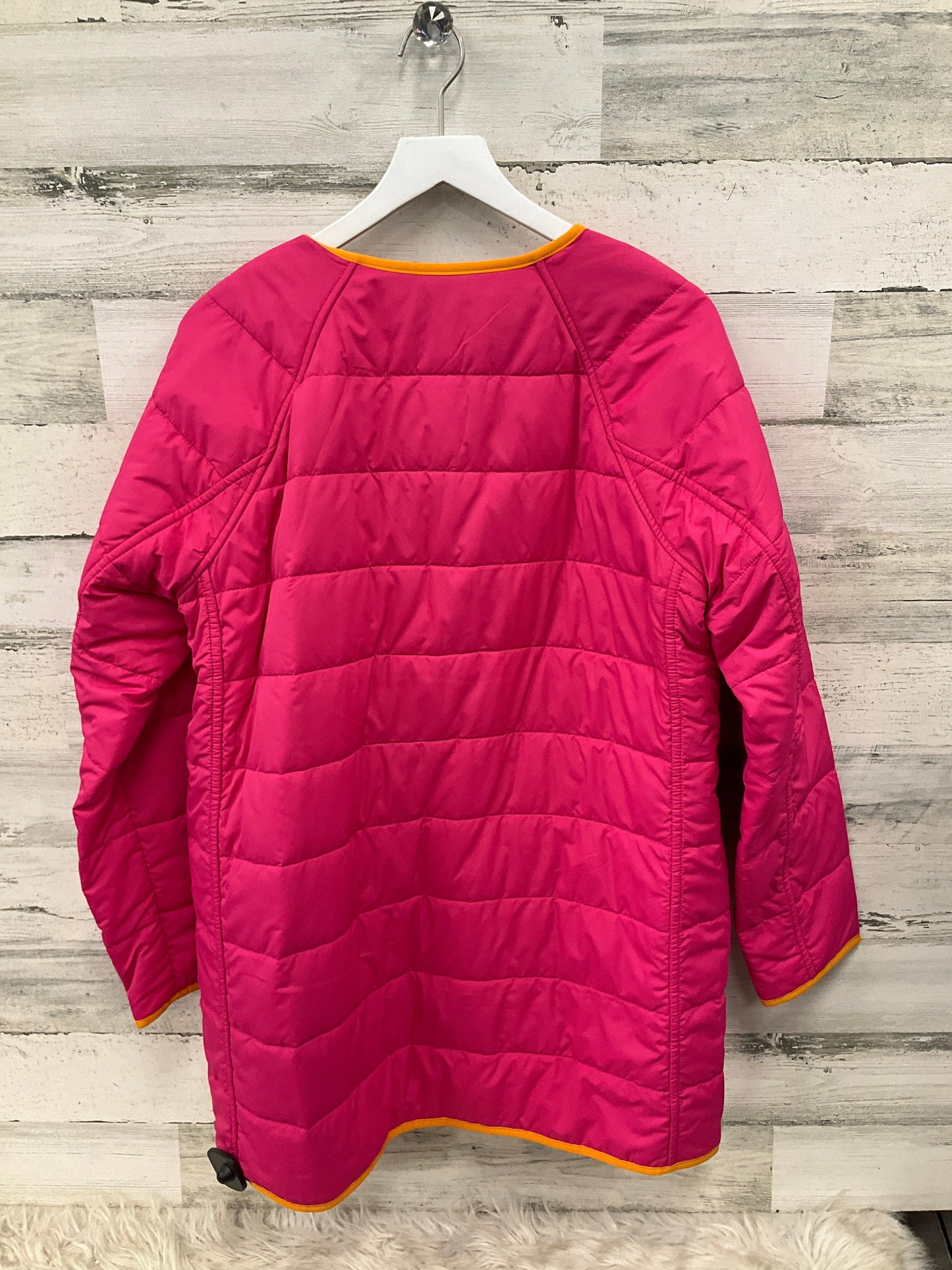 Jacket Puffer & Quilted By J. Crew In Pink, Size: L