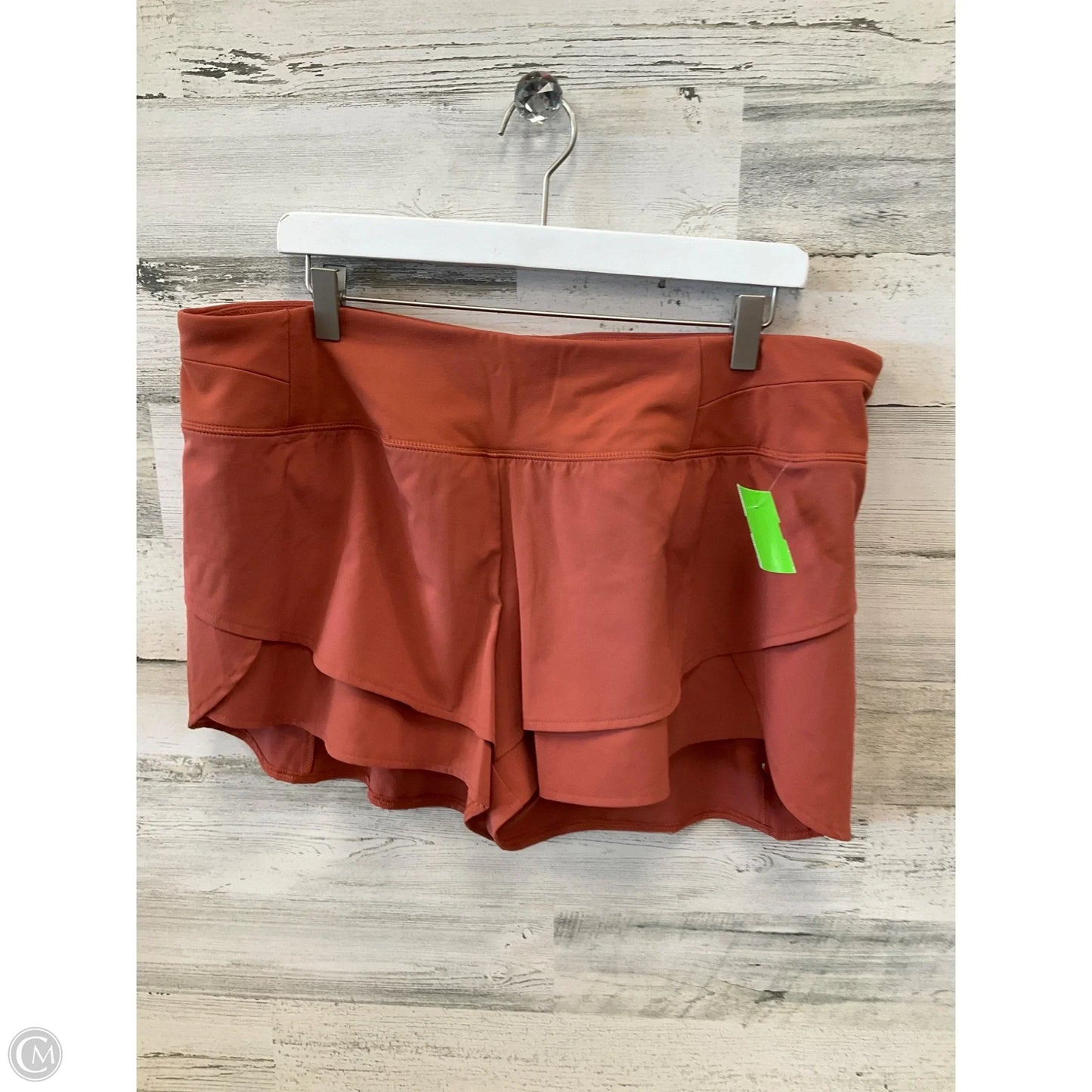 Athletic Shorts By Calia In Orange, Size: Xl
