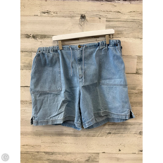 Shorts By Cj Banks In Blue Denim, Size: 20