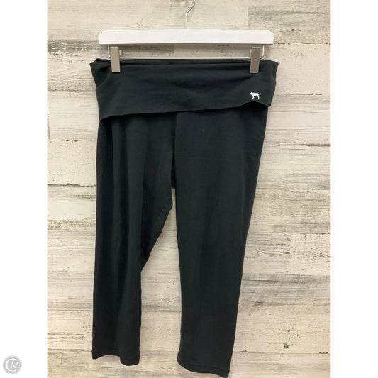 Athletic Leggings Capris By Pink In Black, Size: M