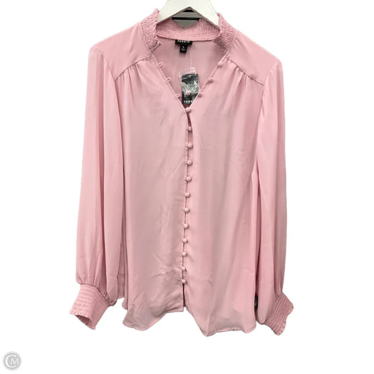Top Long Sleeve By Torrid In Pink, Size: 2x