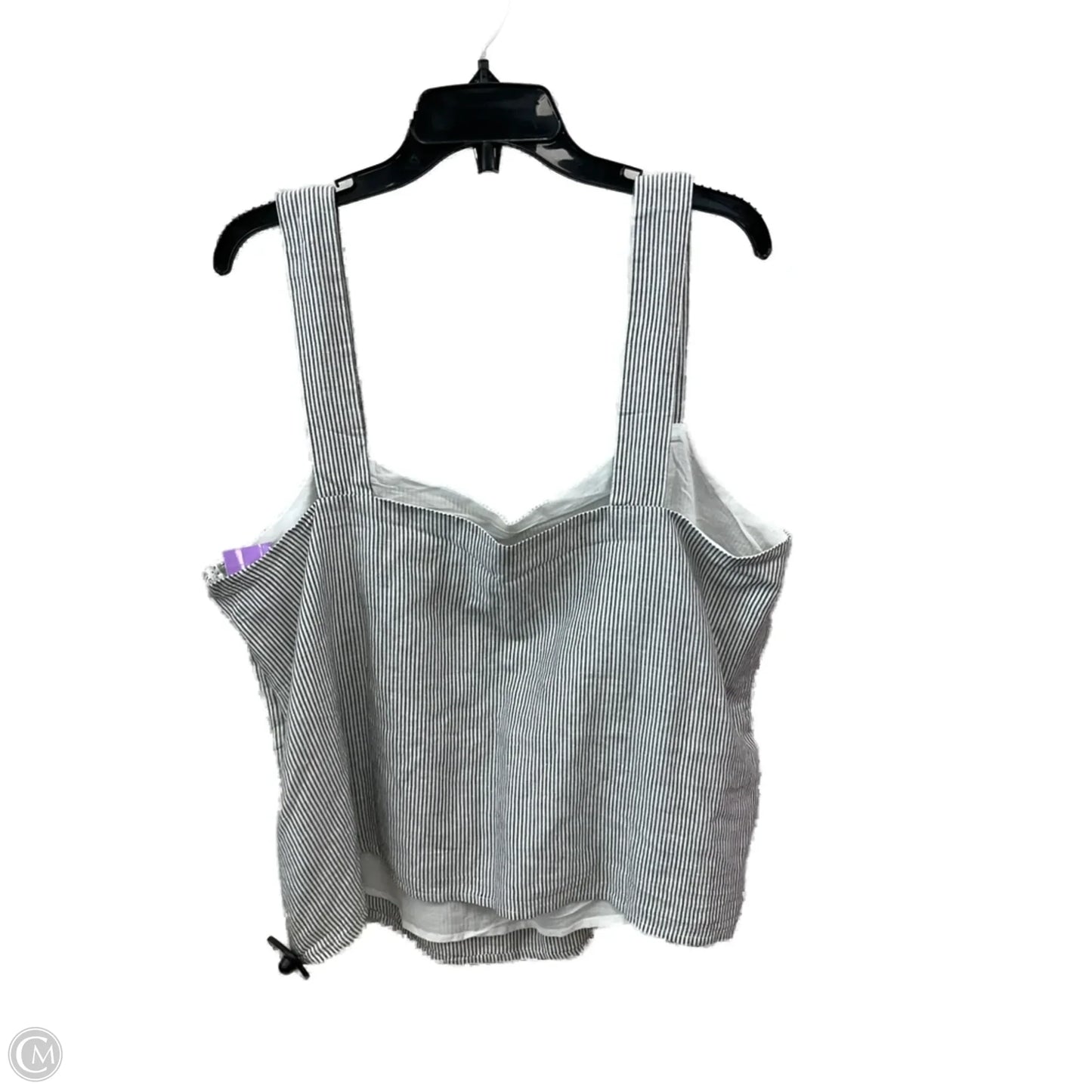 Top Sleeveless By J. Crew In Grey, Size: Xxl