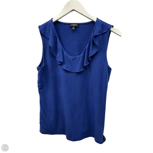 Top Sleeveless By Talbots In Blue, Size: M