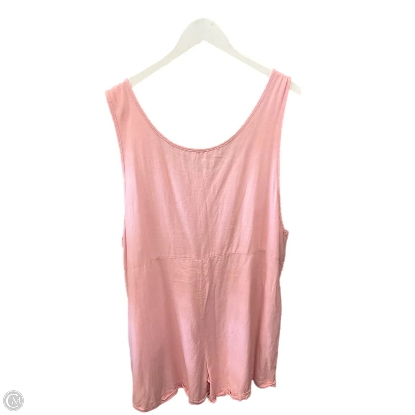 Romper By Zenana Outfitters In Pink, Size: Xl