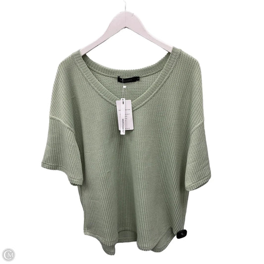 Top Short Sleeve By Clothes Mentor In Green, Size: L