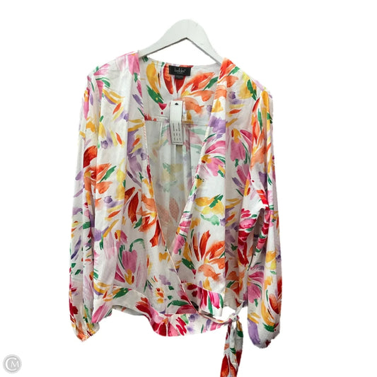 Top Long Sleeve By Belldini In Multi-colored, Size: 3x