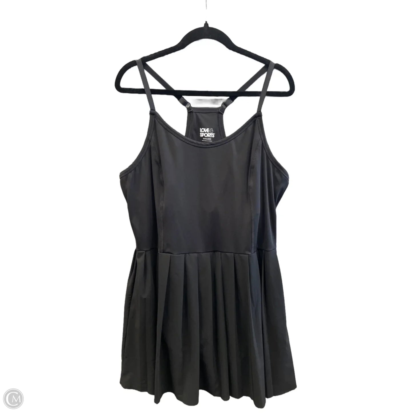 Athletic Dress By Love & Sports In Black, Size: 3x