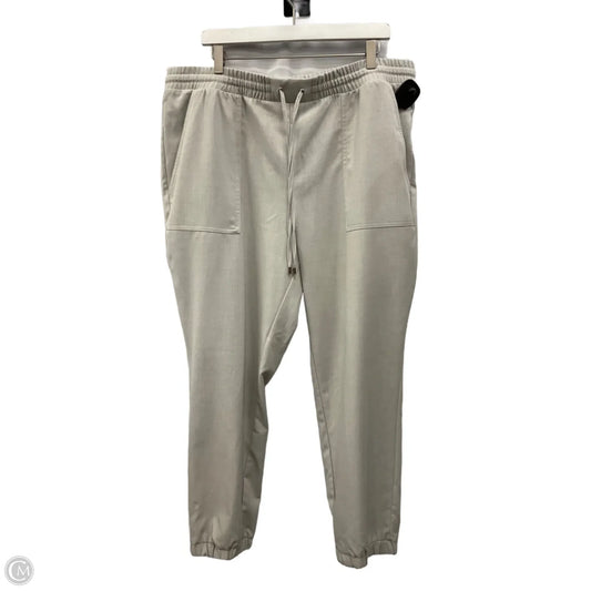 Pants Joggers By Nine West Apparel In Grey, Size: Xxl