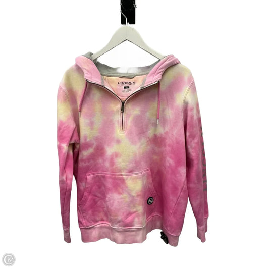 Sweatshirt Hoodie By Clothes Mentor In Pink, Size: Xl