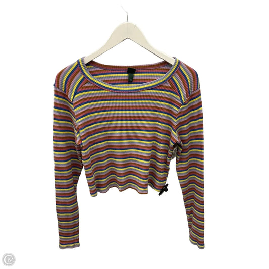 Top Long Sleeve By Wild Fable In Multi-colored, Size: Xxl