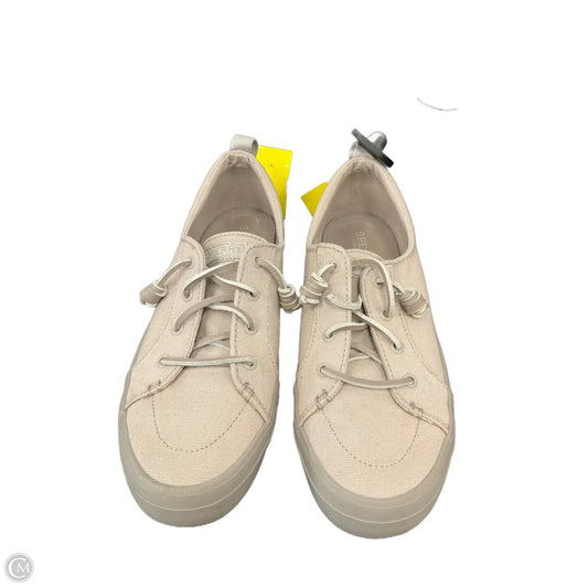 Shoes Sneakers By Sperry In Taupe, Size: 9.5