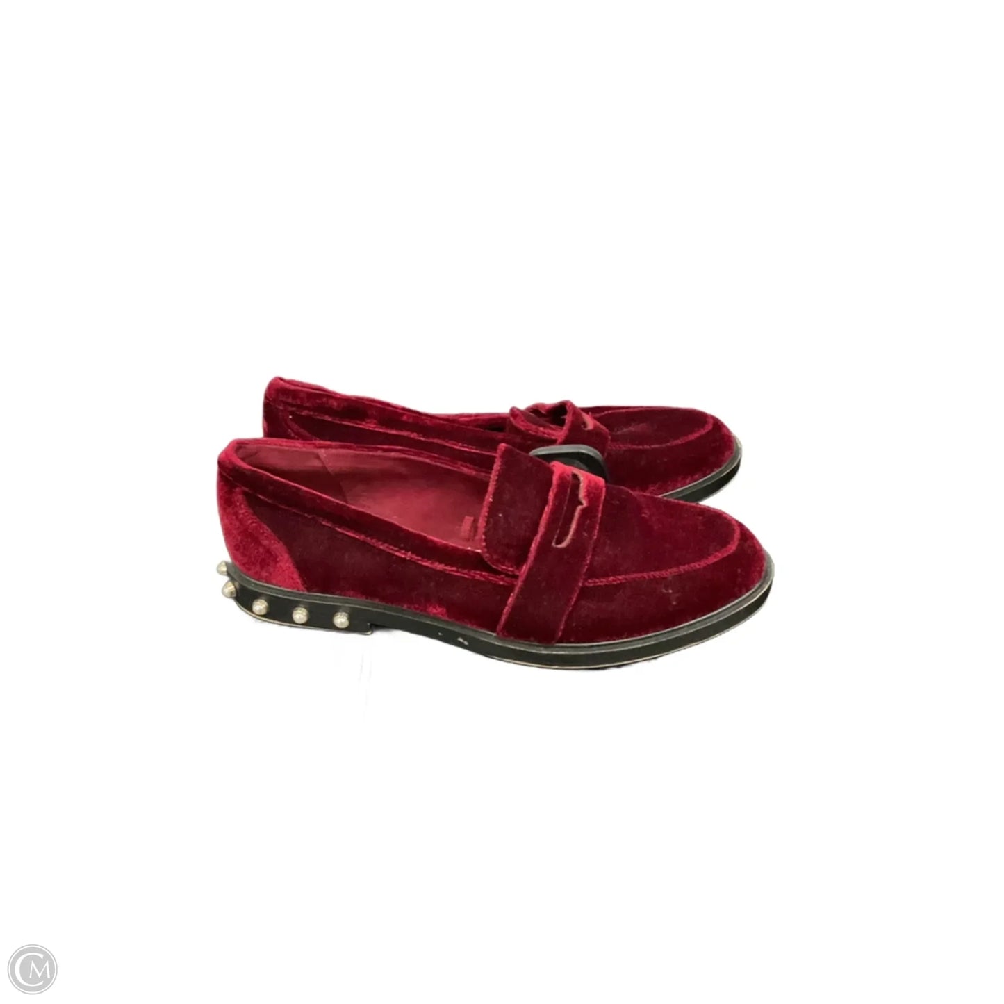 Shoes Flats By Stradivarius In Red, Size: 6.5