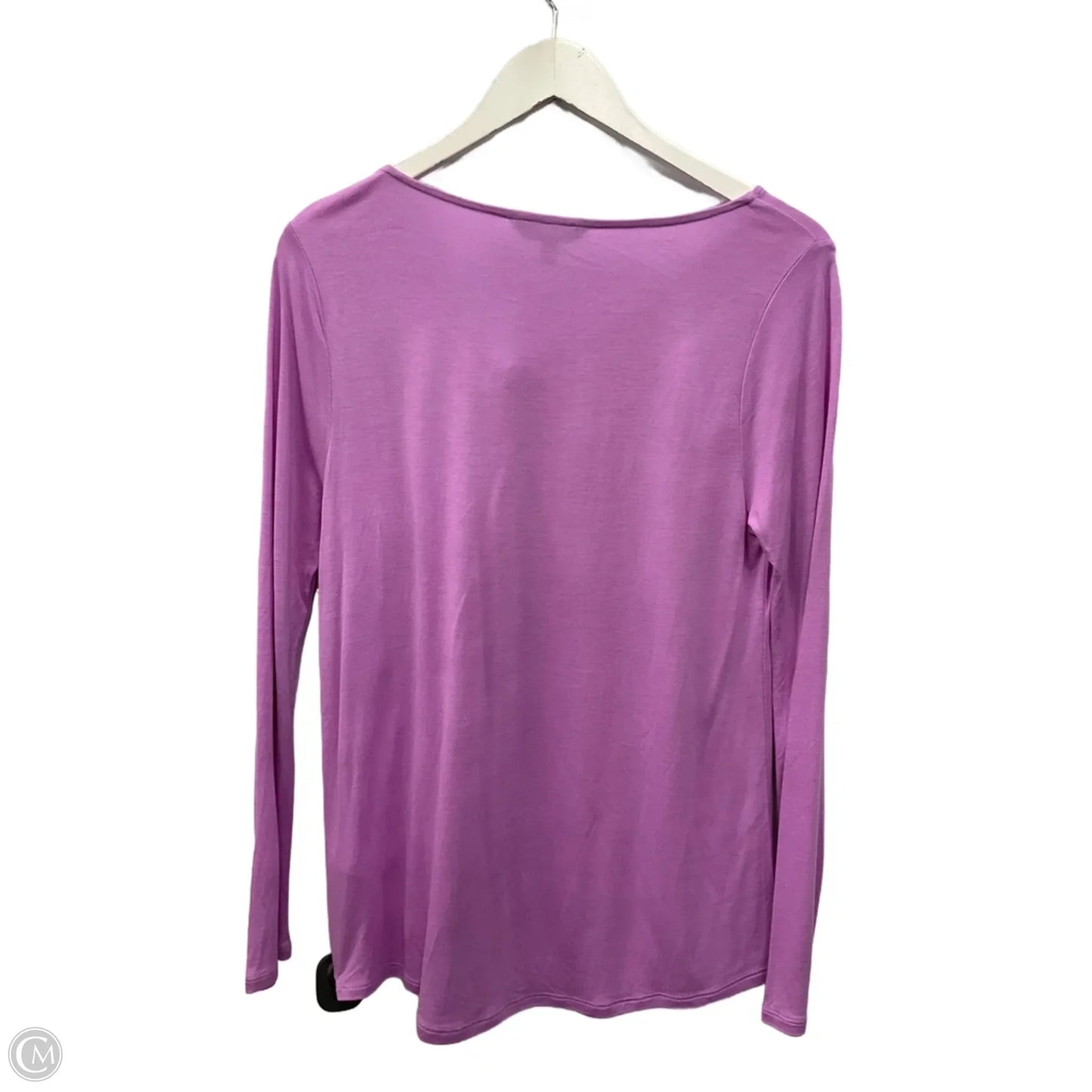 Top Long Sleeve By Banana Republic In Purple, Size: M