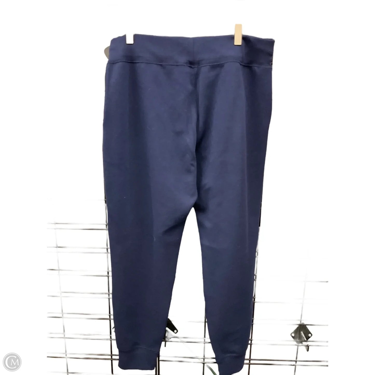 Athletic Pants By Lauren By Ralph Lauren In Navy, Size: L