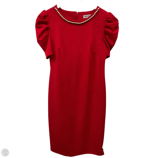 Dress Casual Midi By Shelby And Palmer In Red, Size: M
