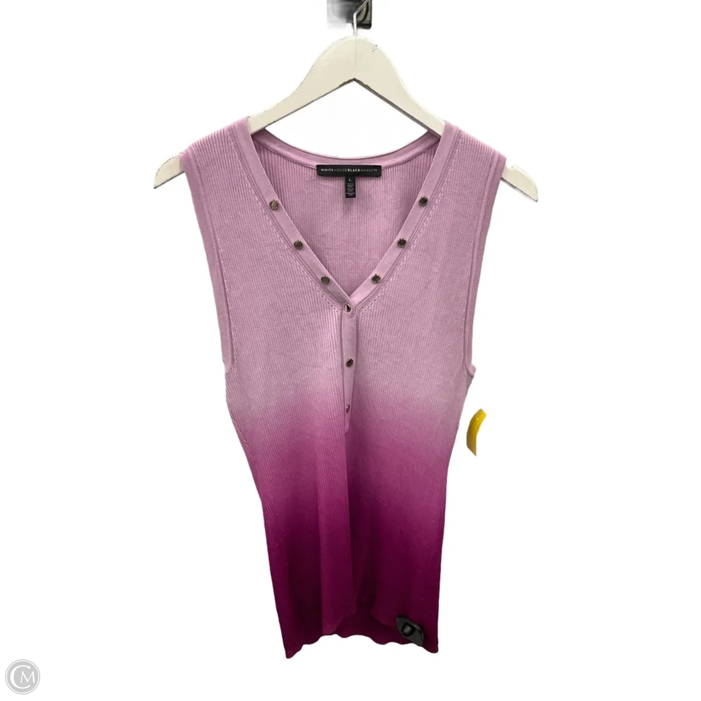 Top Sleeveless By White House Black Market In Purple, Size: L