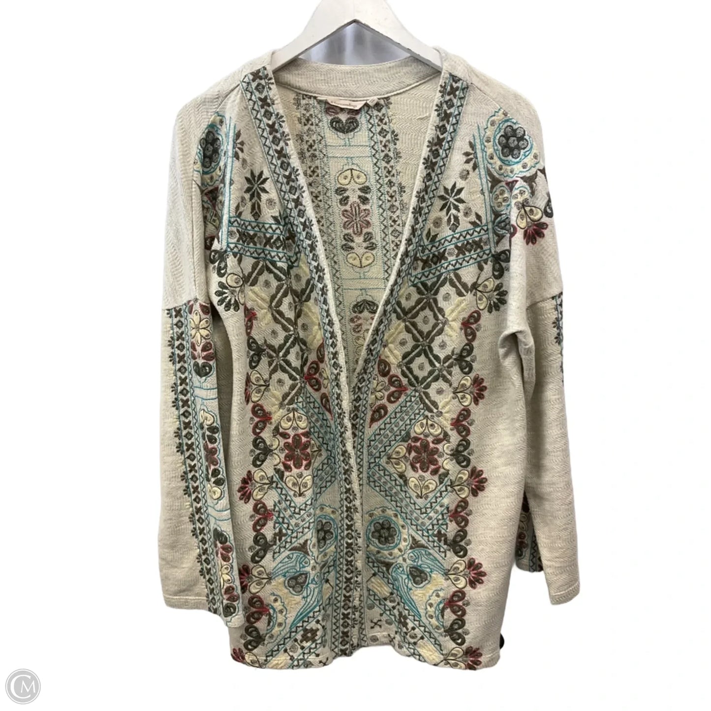Cardigan By Soft Surroundings In Beige, Size: L