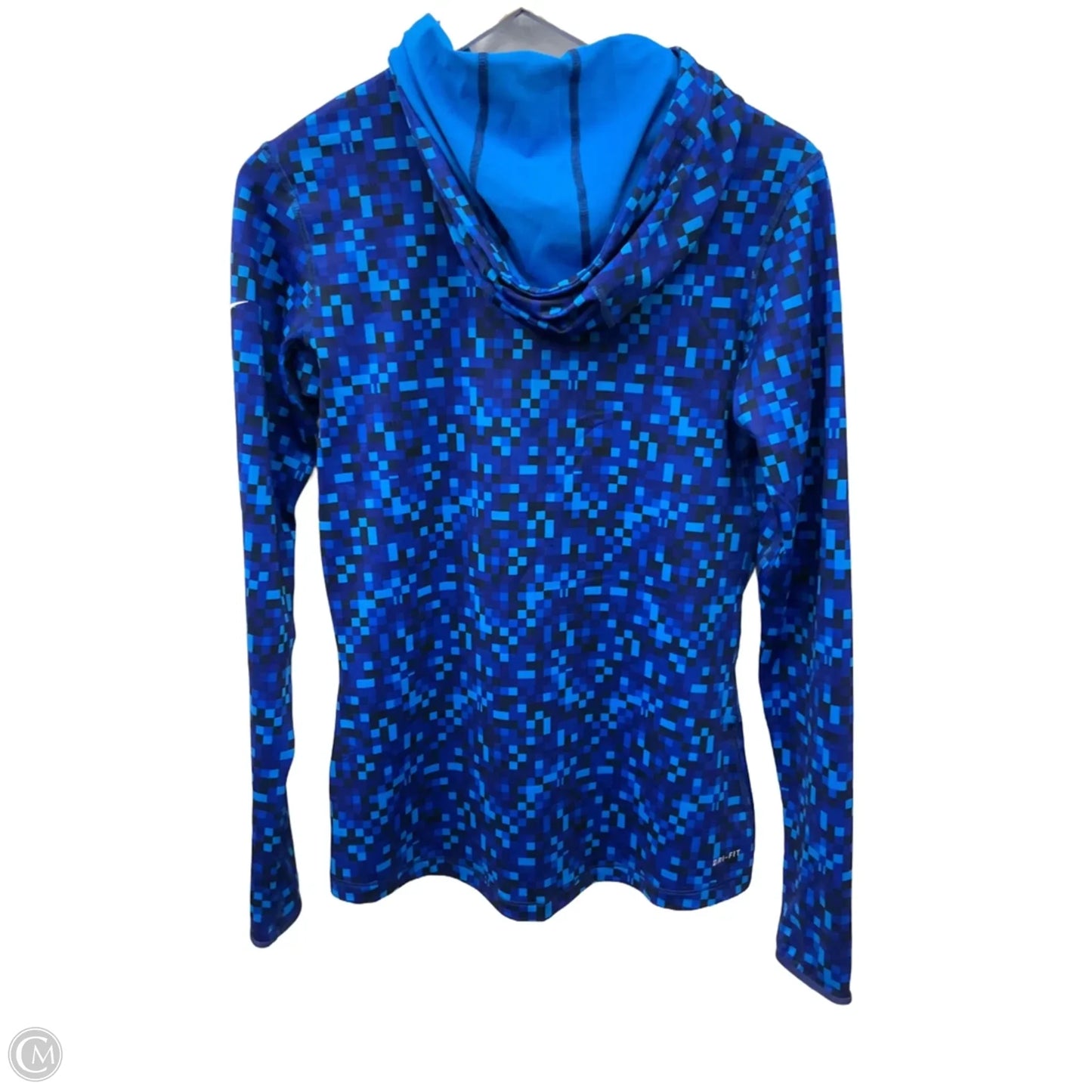 Athletic Sweatshirt Hoodie By Nike Apparel In Blue, Size: L