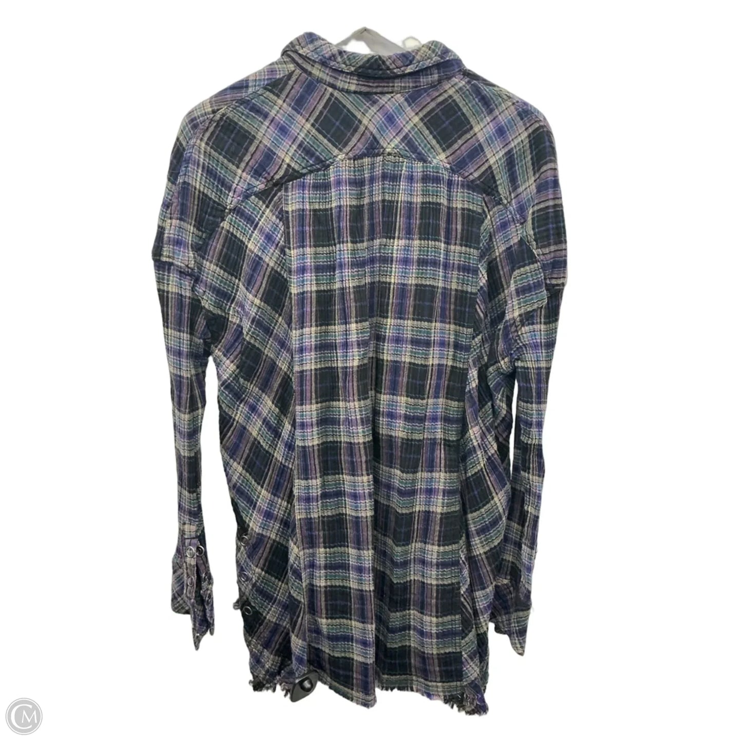 Tunic Long Sleeve By Free People In Purple, Size: M