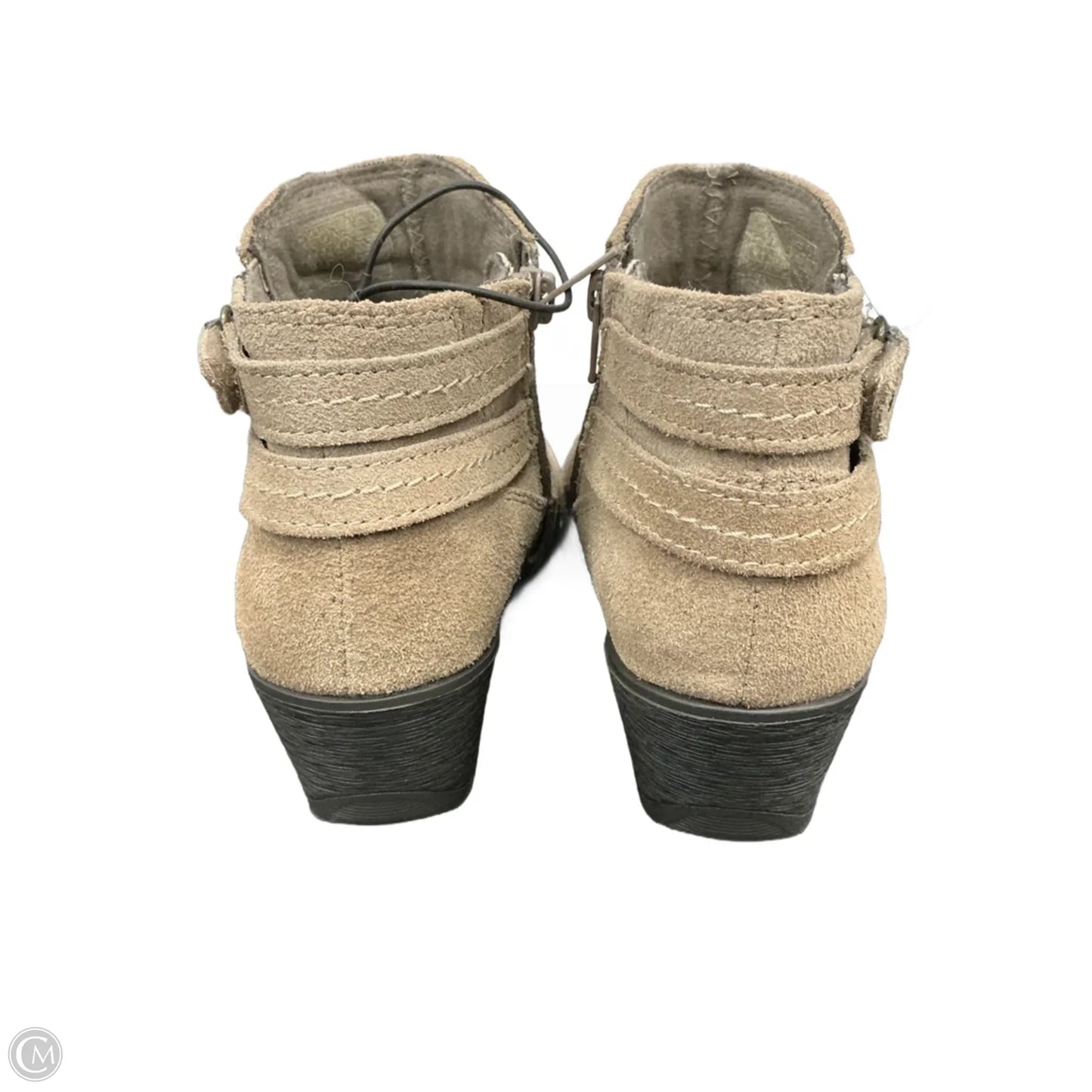 Boots Ankle Heels By Earth Origins In Taupe, Size: 6