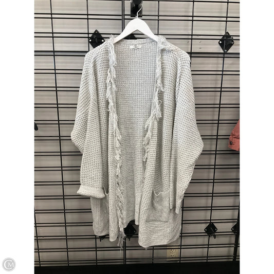 Sweater Cardigan By Maurices In Grey, Size: 2x