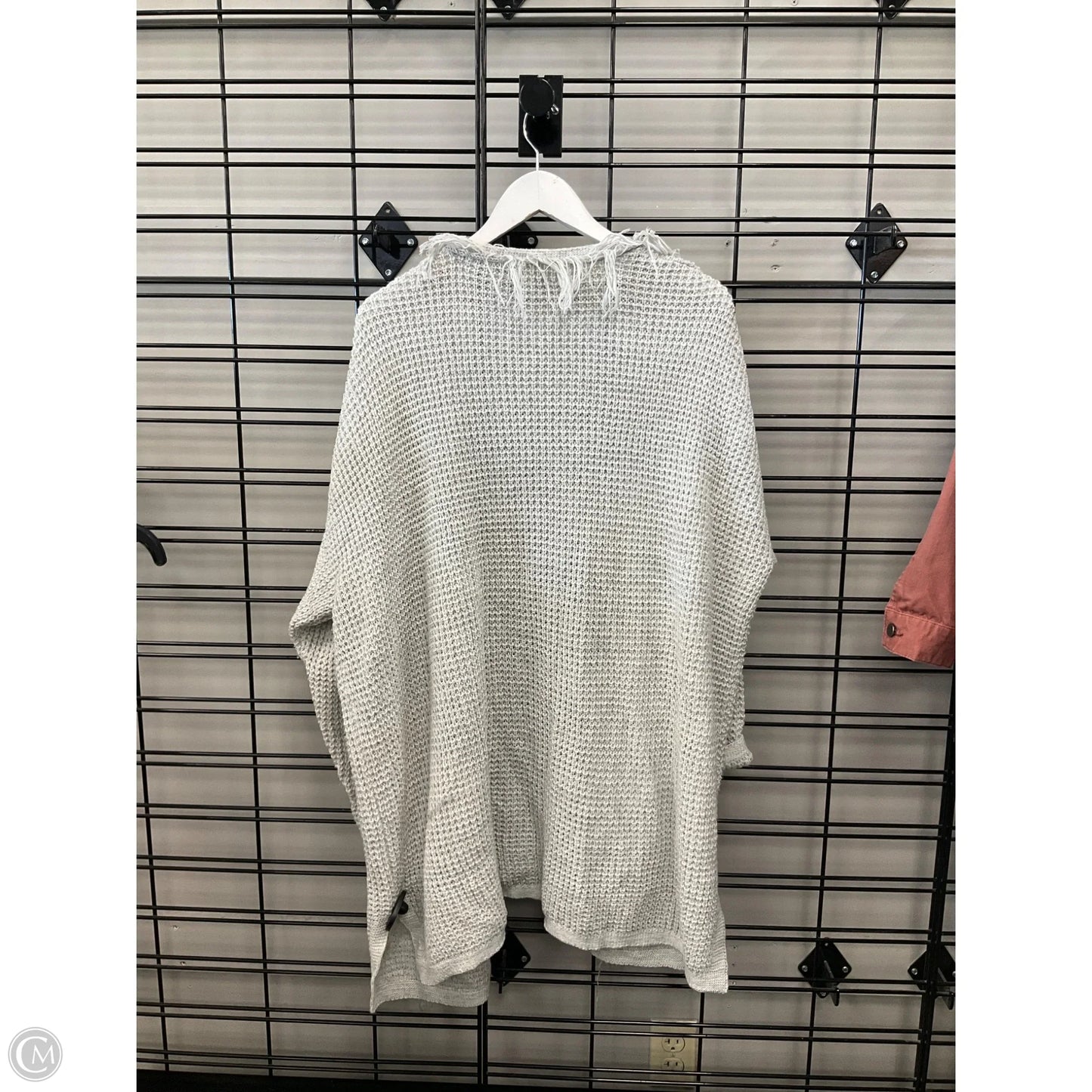 Sweater Cardigan By Maurices In Grey, Size: 2x