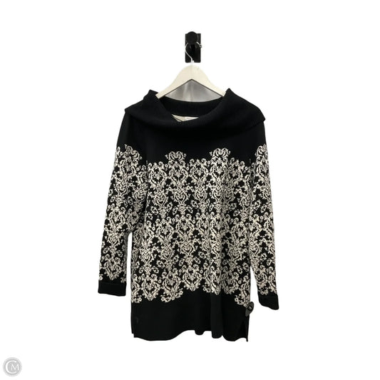 Sweater By Charter Club In Black & White, Size: Xl