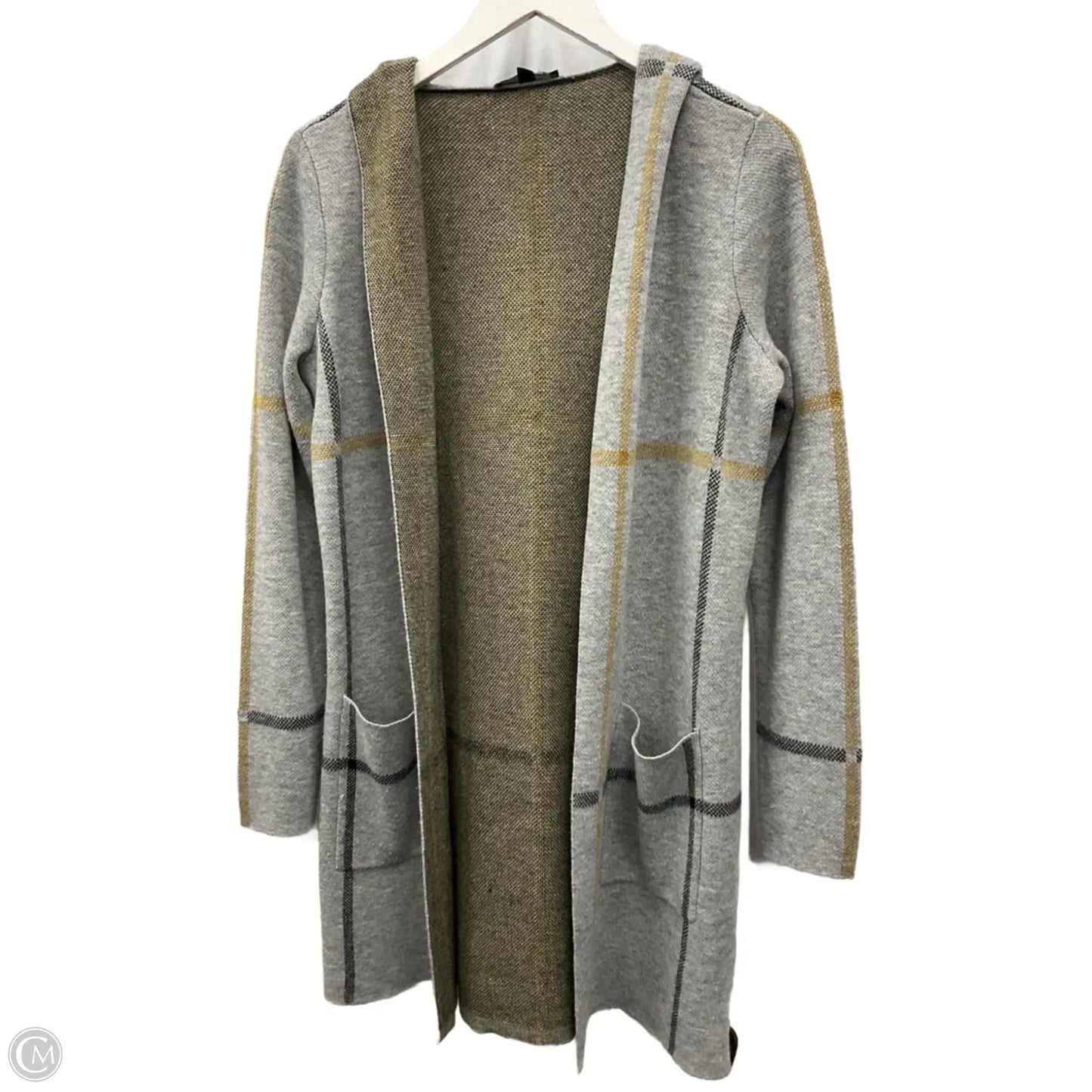 Sweater Cardigan By Charlie B In Grey, Size: S