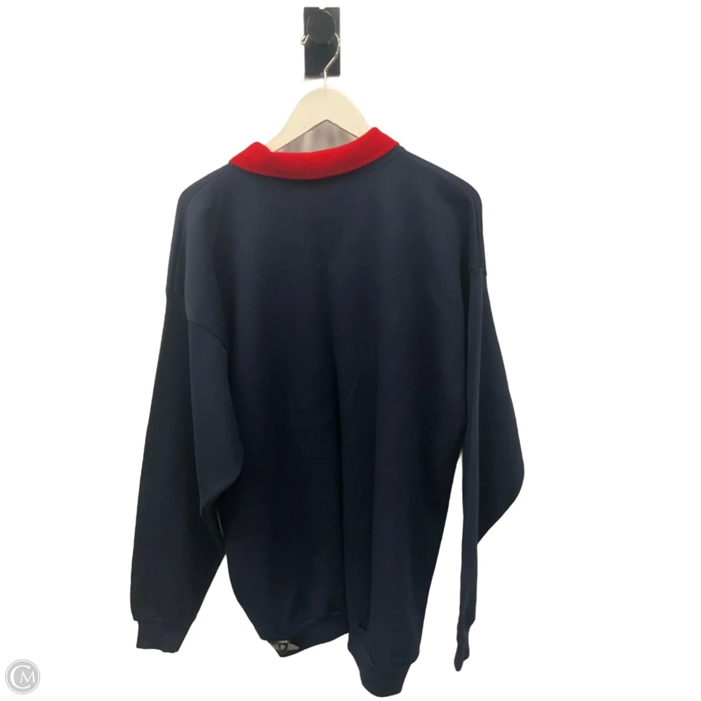 Sweatshirt Collar By Clothes Mentor In Navy, Size: 2x