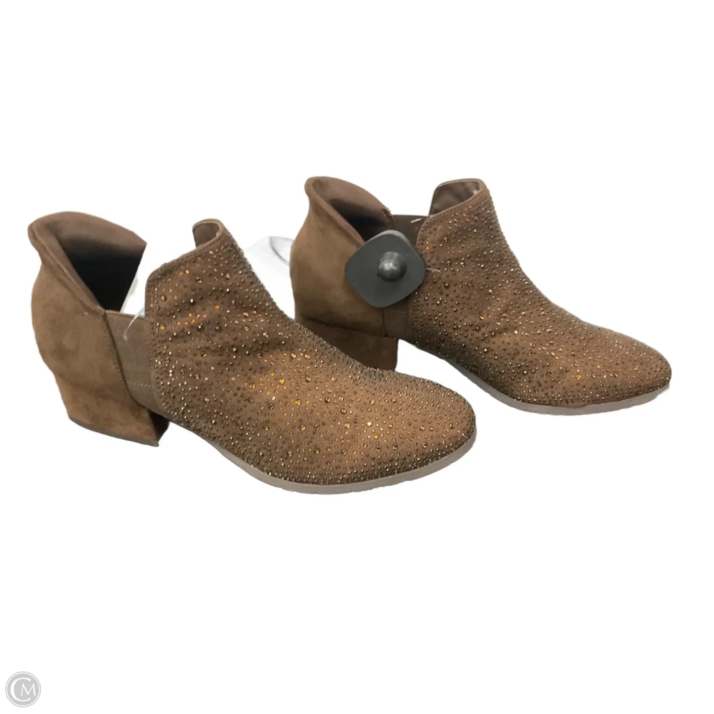 Boots Ankle Heels By Kenneth Cole Reaction In Bronze, Size: 9