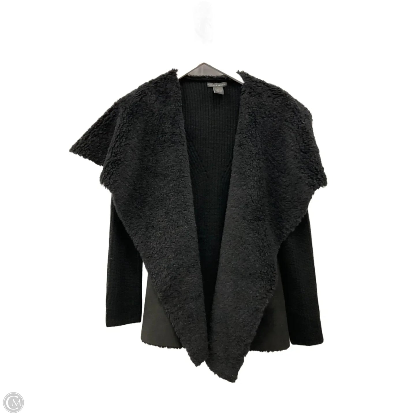 Sweater Cardigan By Chelsea And Theodore In Black, Size: S