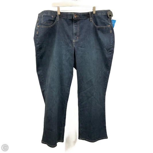 Jeans Boot Cut By Lee In Blue Denim, Size: 24