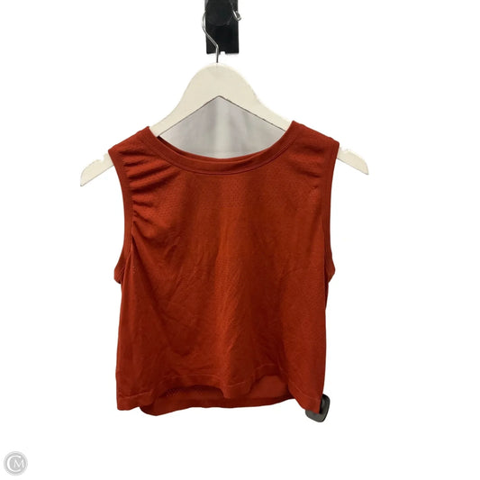 Athletic Tank Top By Lululemon In Orange, Size: M