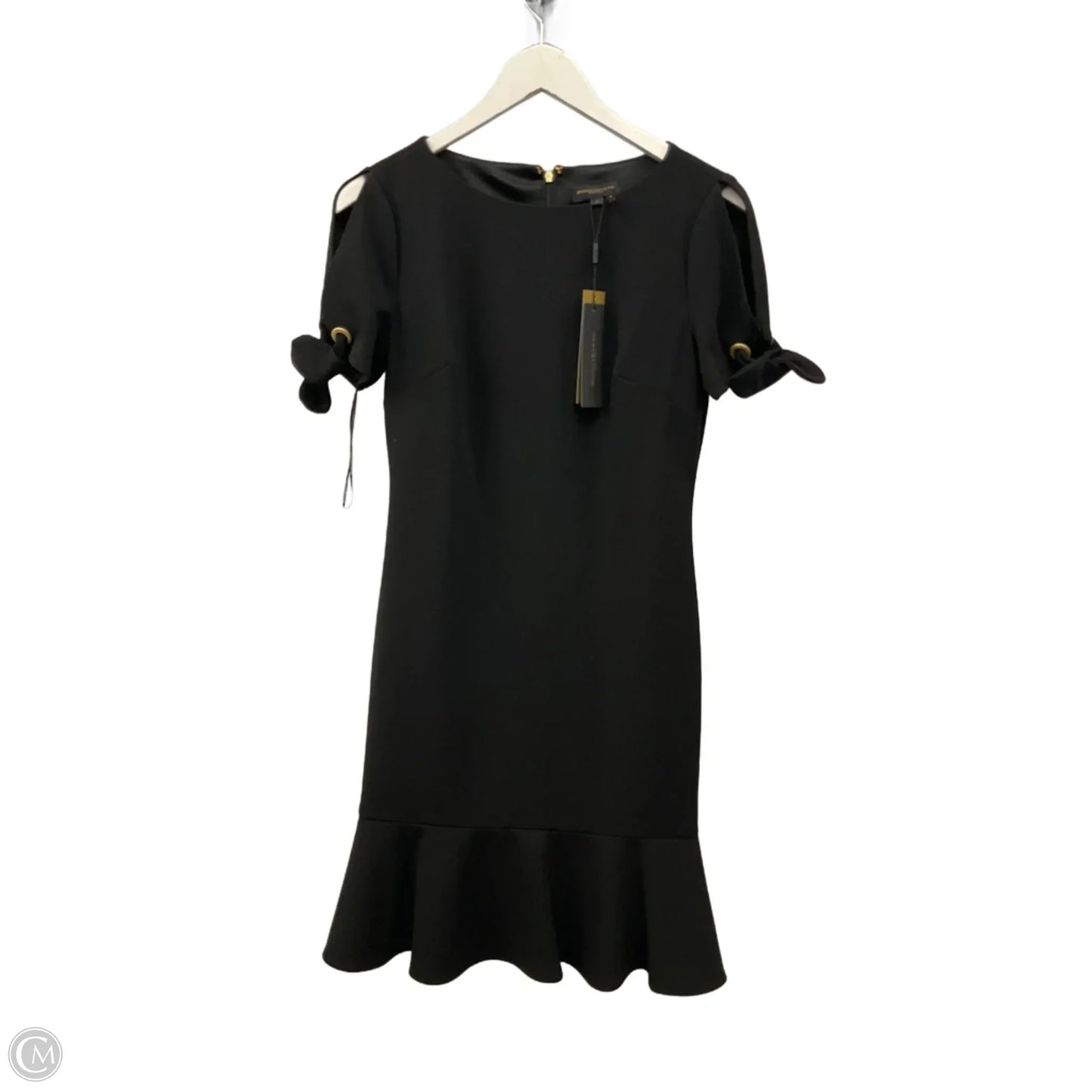Dress Casual Midi By Donna Karan In Black, Size: S