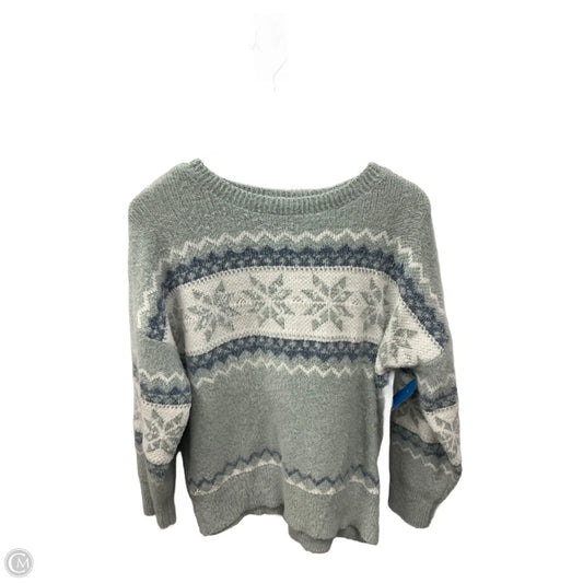 Sweater By Maurices In Aqua, Size: L