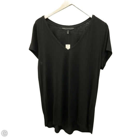 Top Short Sleeve By White House Black Market In Black, Size: Xl