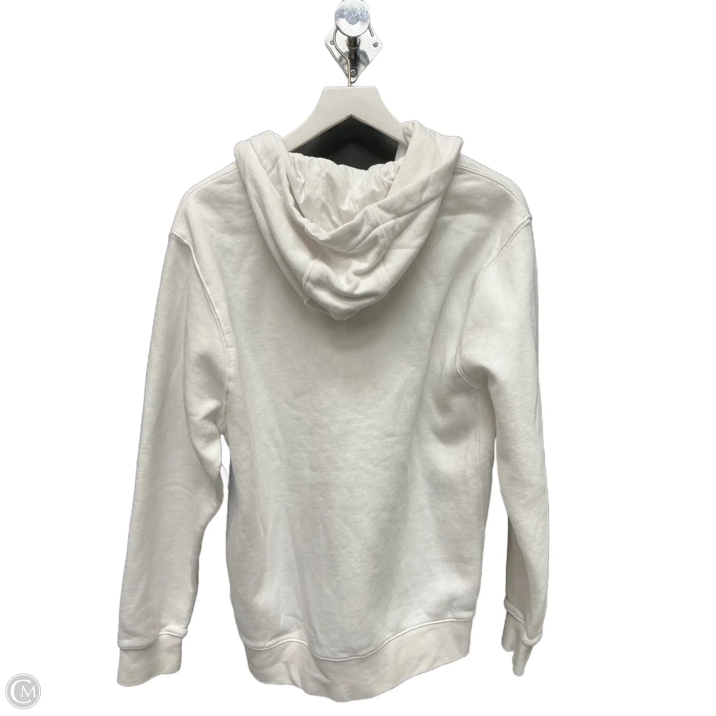 Athletic Sweatshirt Hoodie By Nike Apparel In White, Size: L