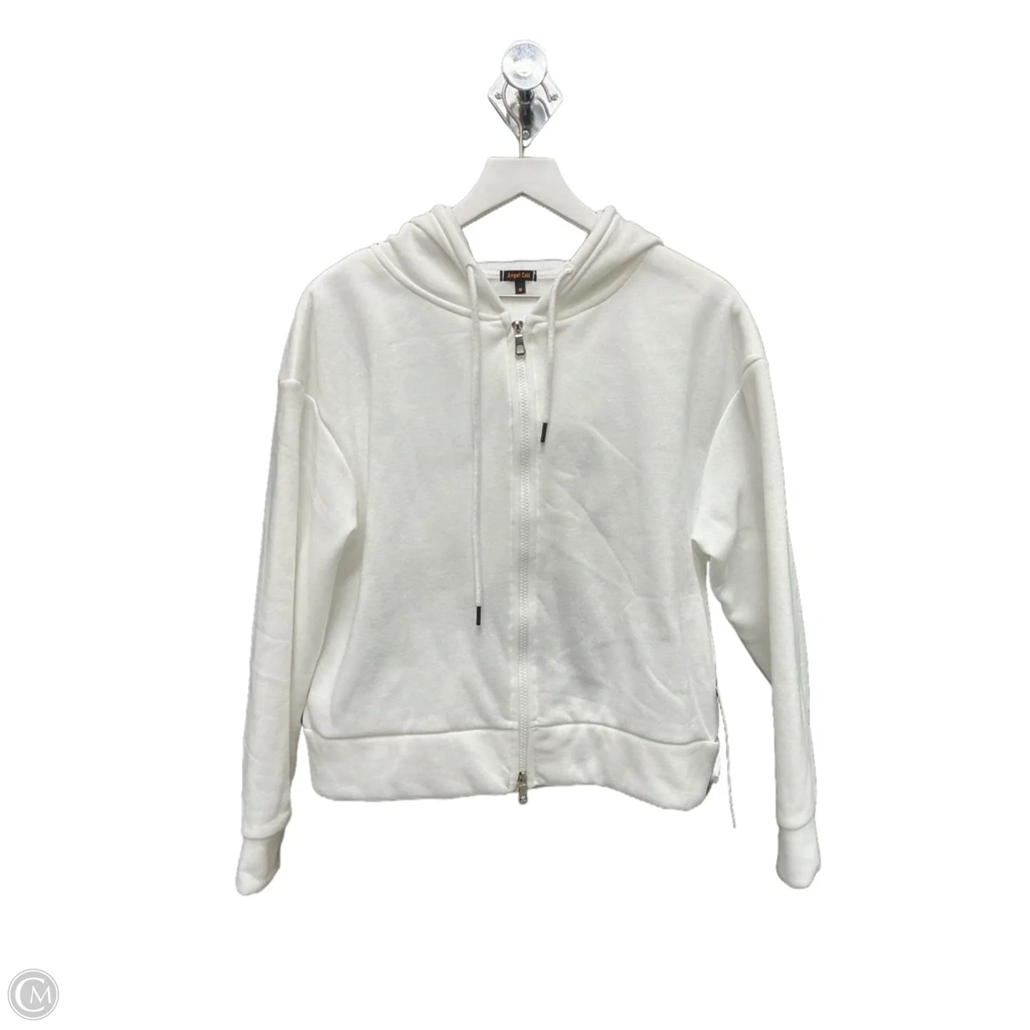 Sweatshirt Hoodie By Cme In White, Size: M
