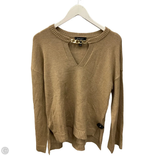 Sweater By Ellen Tracy In Tan, Size: M