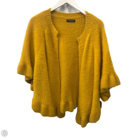 Sweater Cardigan By Anthropologie In Yellow, Size: M