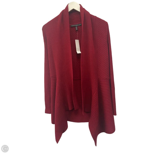 Sweater Cardigan By White House Black Market In Red, Size: Xs