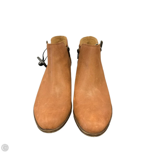 Boots Ankle Heels By Lucky Brand In Tan, Size: 9