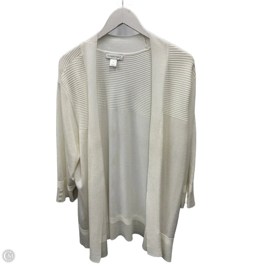 Cardigan By Christopher And Banks In White, Size: Xl