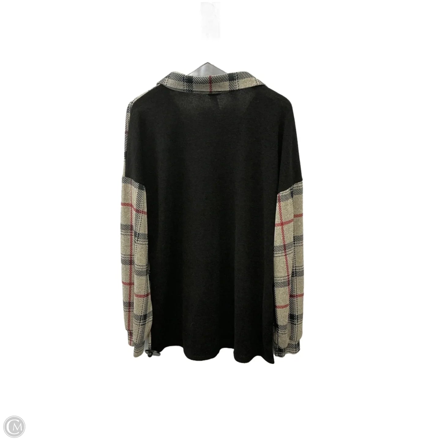 Top Long Sleeve By Heimish Usa In Black, Size: 3x