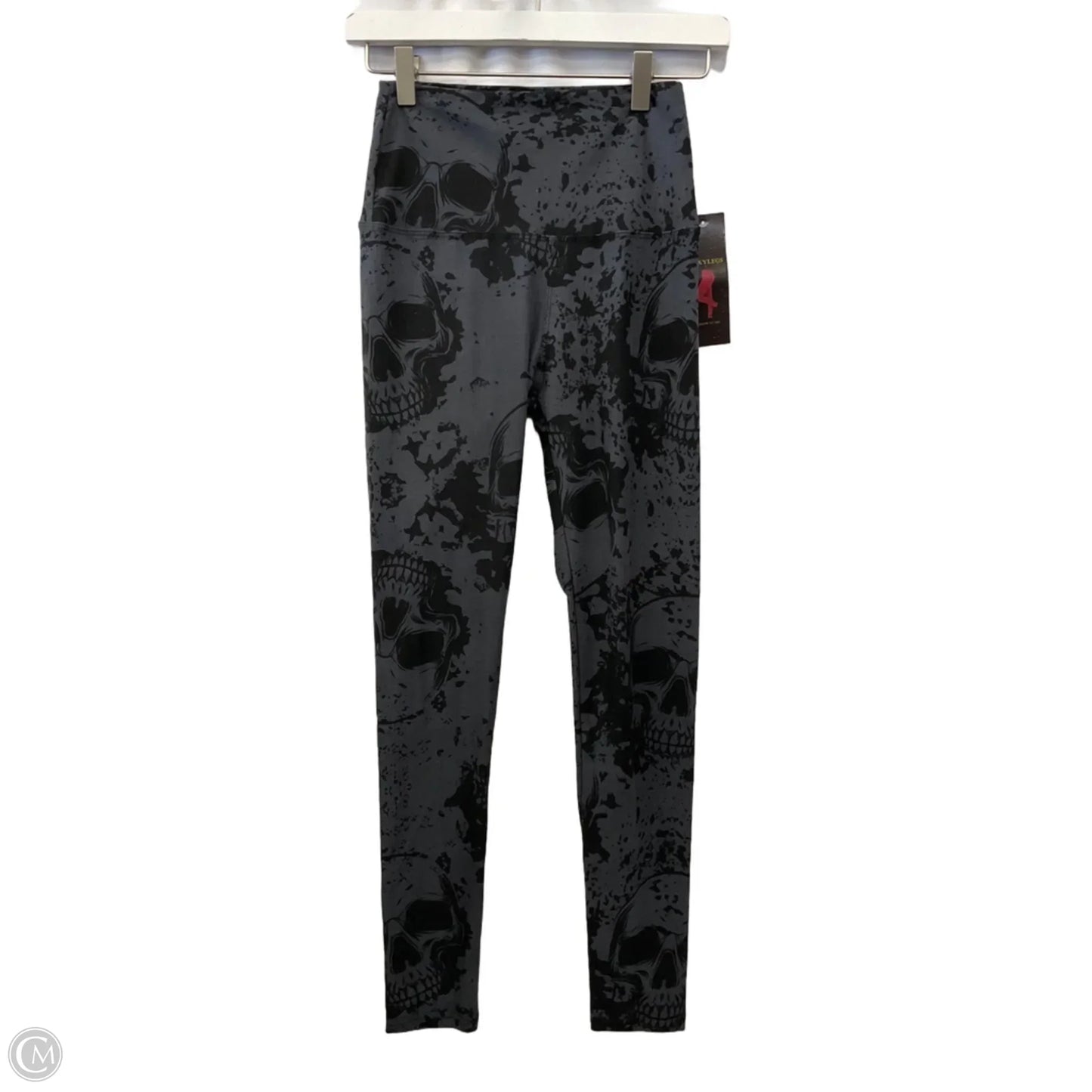 Pants Leggings By Cme In Grey, Size: S