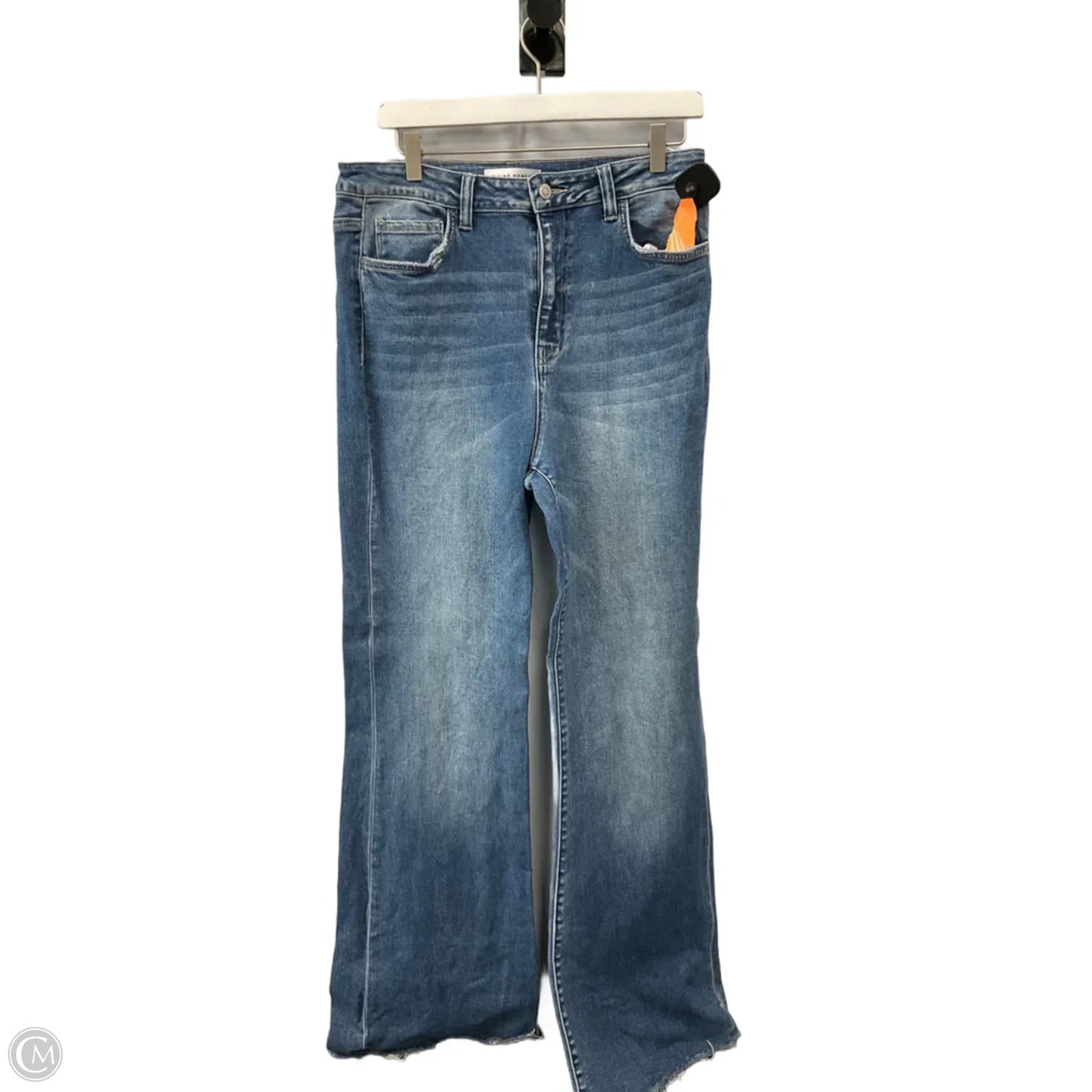 Jeans Flared By Flying Monkey In Blue Denim, Size: 10